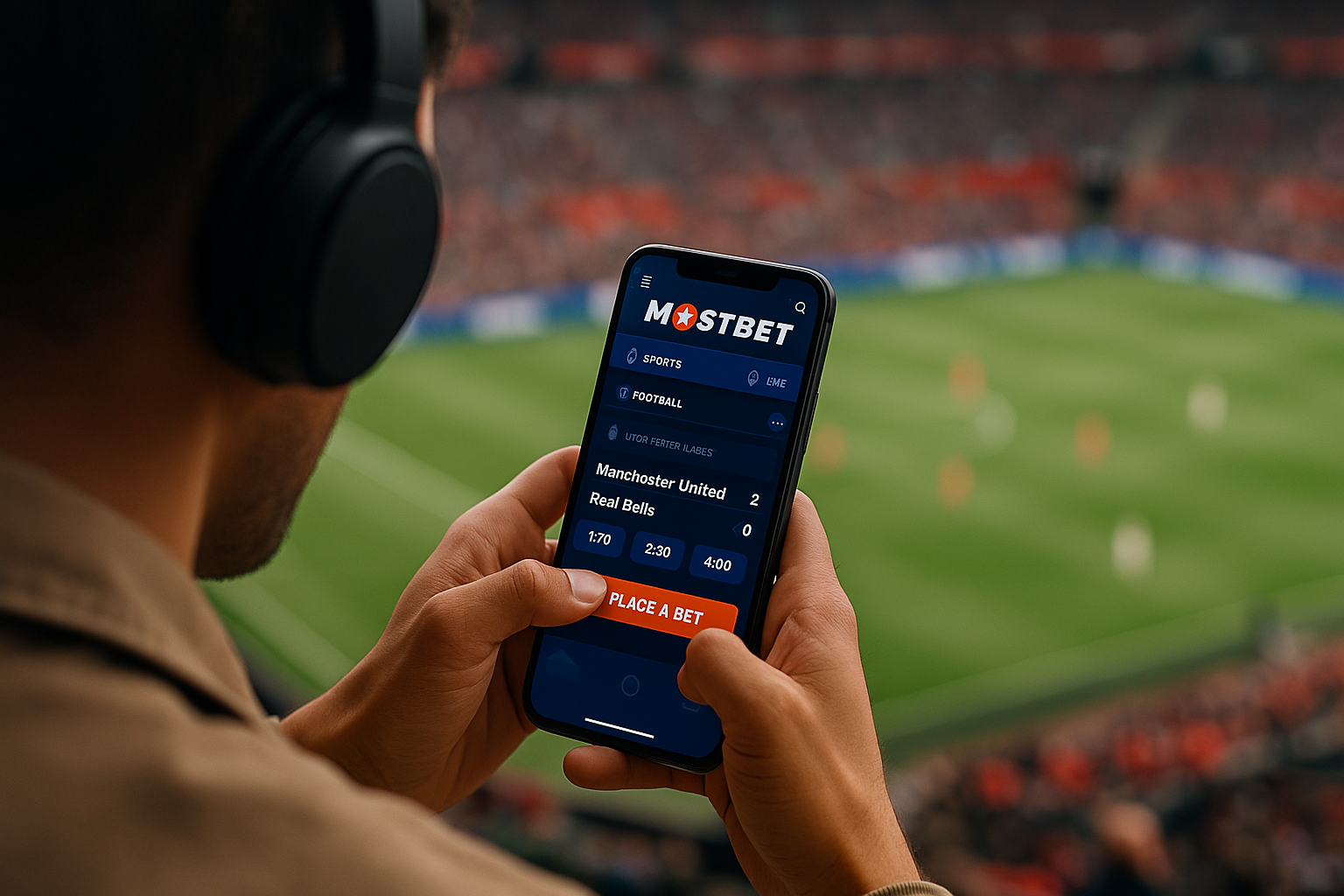 Comunicação móvel com usuários no aplicativo Mostbet