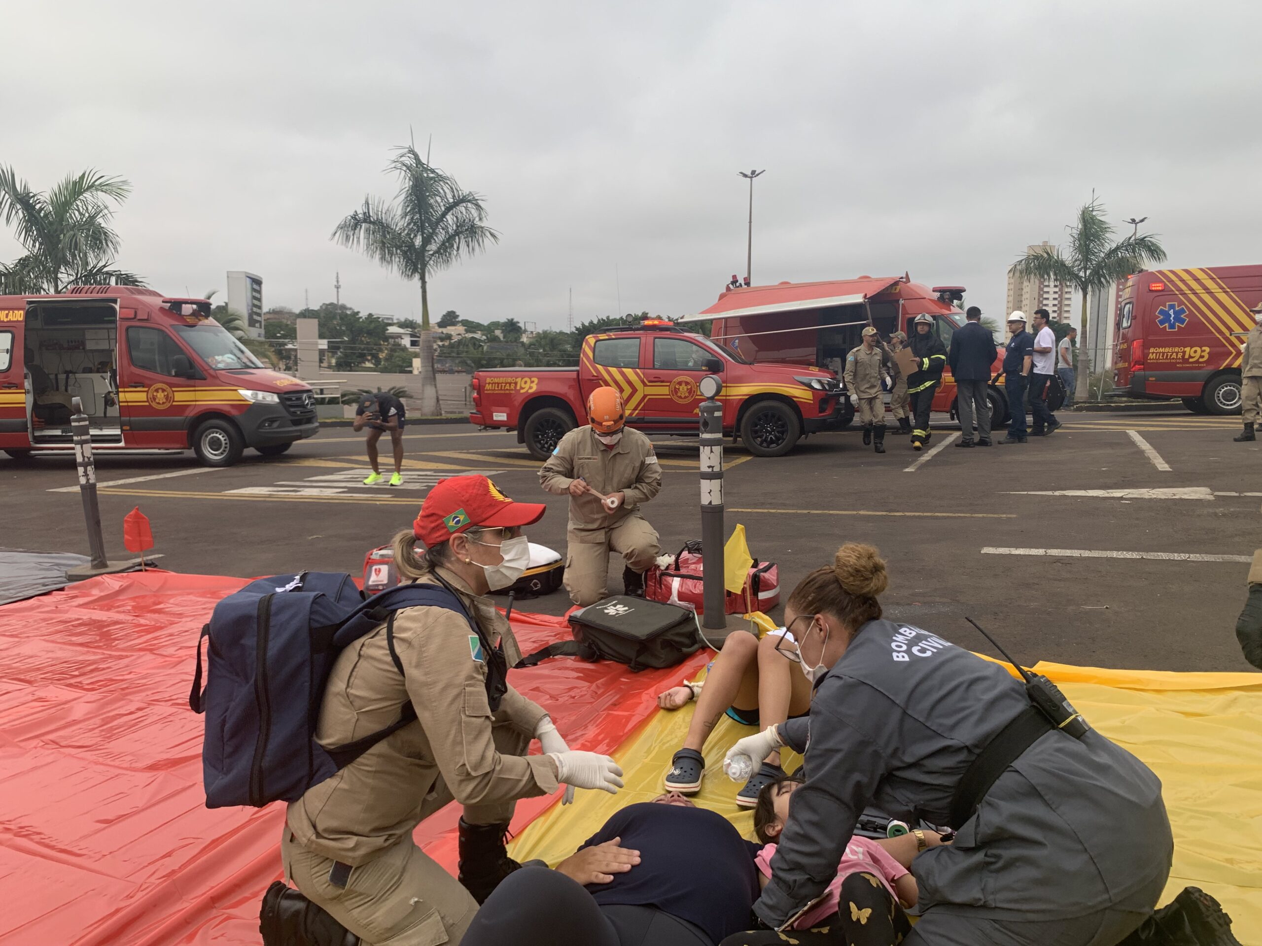 Simulação de abandono e resgate de vítimas de incêndio acontece nesta sexta-feira (1°) no Shopping