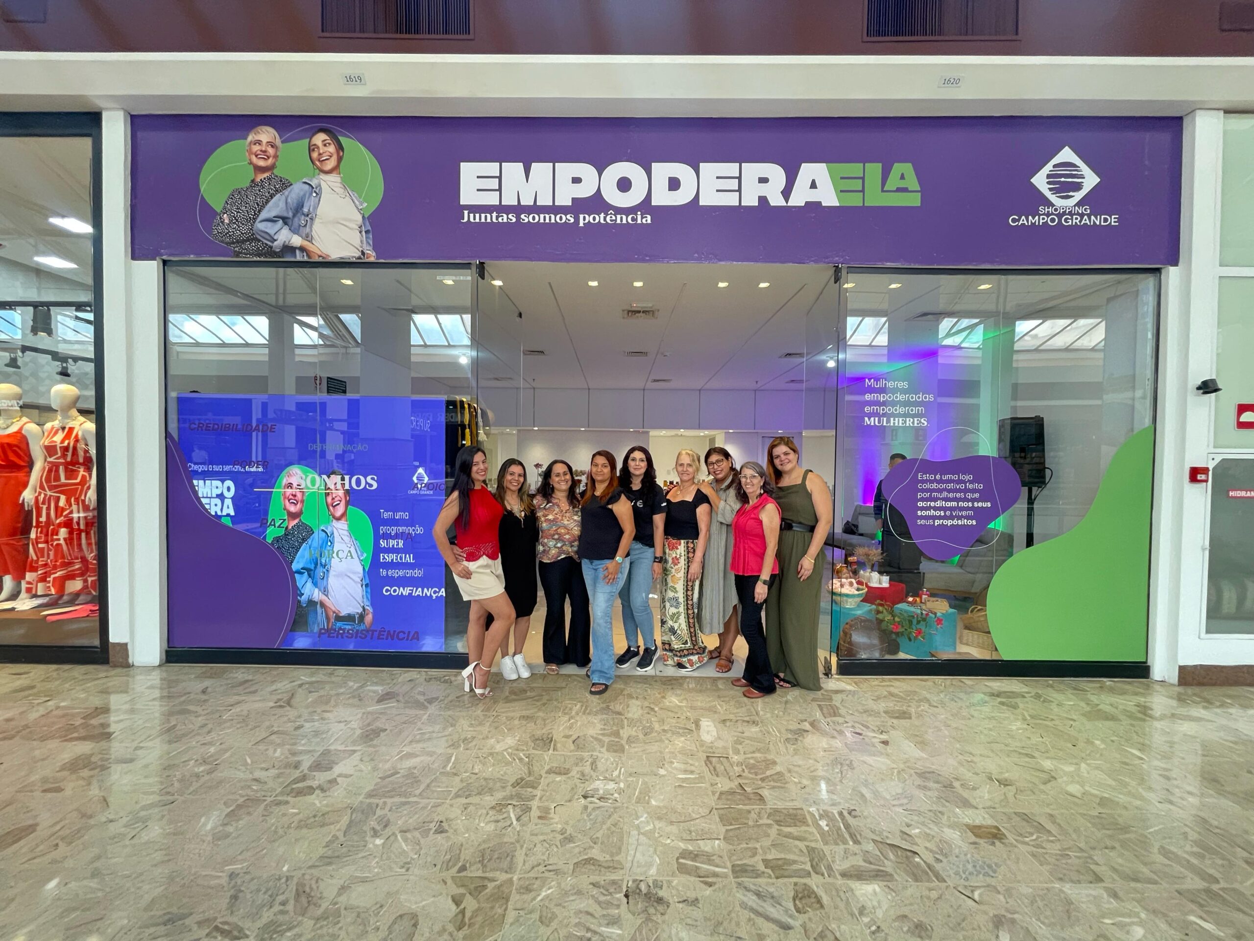 No Mês da Mulher, empreendedorismo feminino e dignidade menstrual são campanhas do Shopping Campo Grande