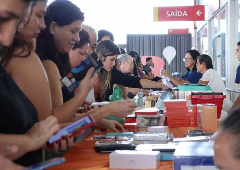 Bazar solidário oferece itens da Receita Federal e garante recursos para atendimento de crianças e adolescentes