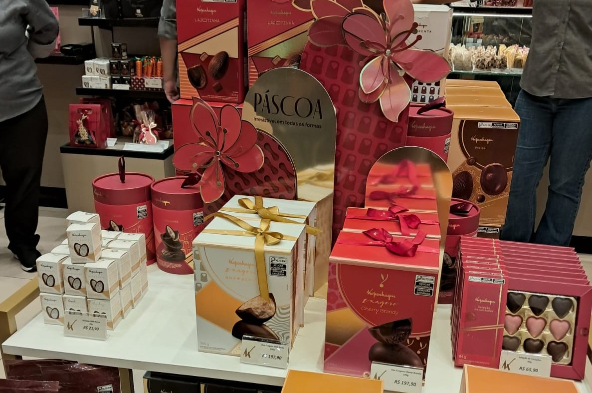 Páscoa movimenta comércio e reforça tradição de presentear com chocolates