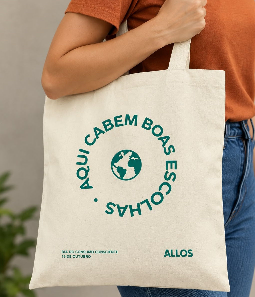 Distribuição de ecobags marca o Dia do Consumo Consciente no Shopping Campo Grande e incentiva escolhas responsáveis e práticas sustentáveis